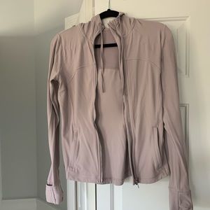 Lilac lululemon zip up hoodie
